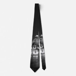 Grant Park Chicago Grayscale Neck Tie Krawatte