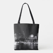 Grant Park Chicago Grayscale Tasche (Rückseite)