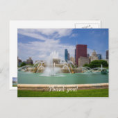 Grant Park City View Vielen Dank Postcard Postkarte (Vorne/Hinten)