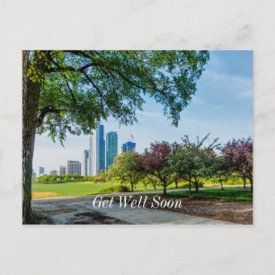 Grant Park Morning Walk bald wieder gut Postcard Postkarte
