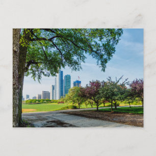 Grant Park Morning Walk Postcard Postkarte