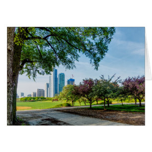 Grant Park Morning Walking Grußkarte