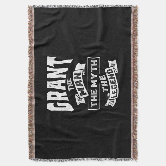 Grant Personalisiert Name Birthday Gift Decke (Vorderseite Vertikal)