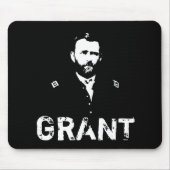 Grant -- Schwarzweiss Mousepad (Vorne)
