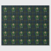 Grant Scottish Clan Tartan & Crest Geschenkpapier (Flach)
