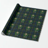 Grant Scottish Clan Tartan & Crest Geschenkpapier (Ungerollt)