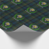 Grant Scottish Clan Tartan & Crest Geschenkpapier (Ecke)
