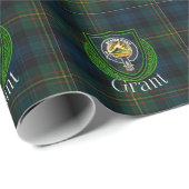 Grant Scottish Clan Tartan & Crest Geschenkpapier (Rolleneckpunkt)