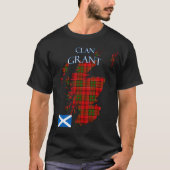 Grant Scottish Clan Tartan Scotland T-Shirt (Vorderseite)