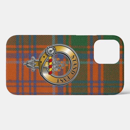 Grant Tartan & Abzeichen Case-Mate iPhone Hülle (Rückseite (Horizontal))