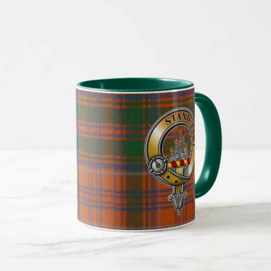 Grant Tartan & Abzeichen Tasse (VorderseiteRechts)