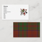 Grant Tartan Lion Visitenkarte (Vorne/Hinten)