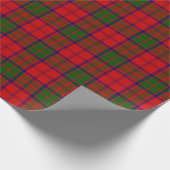 Grant tartan red green kariert geschenkpapier (Ecke)