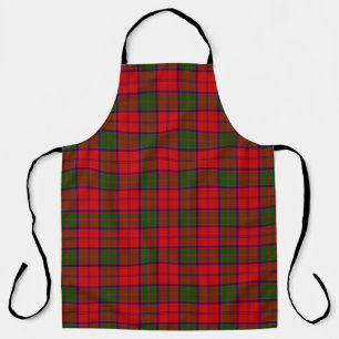 Grant tartan red green kariert schürze