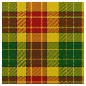 Grant Tartan Red Green und Yellow Karierte Stoffe (Nahaufnahme)