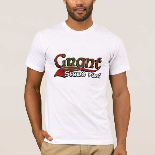 Grant Tartan Stand Fast T - Shirt (Vorderseite)