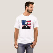 Grant und amerikanische Flagge T-Shirt (Vorne ganz)