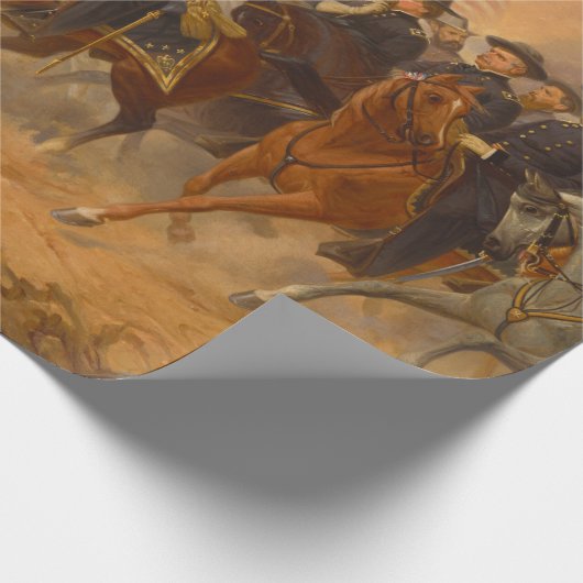 Grant und Seine Generäle von Ole Peter Hansen Ball Geschenkpapier (Ecke)