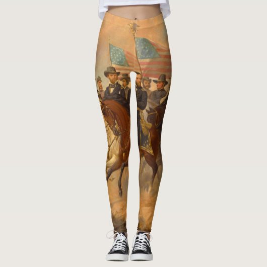 Grant und Seine Generäle von Ole Peter Hansen Ball Leggings (Vorderseite)