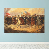 Grant und Seine Generäle von Ole Peter Hansen Ball Leinwanddruck (Insitu (Holzboden))