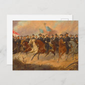 Grant und Seine Generäle von Ole Peter Hansen Ball Postkarte (Vorne/Hinten)