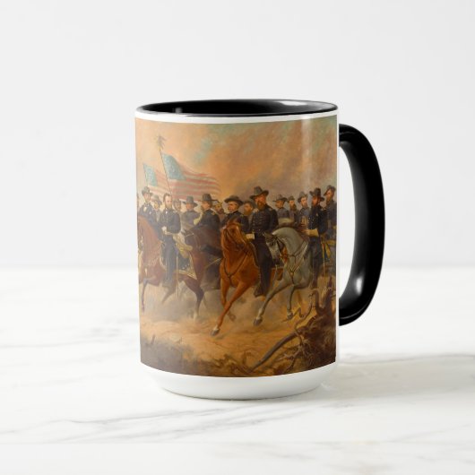 Grant und Seine Generäle von Ole Peter Hansen Ball Tasse (VorderseiteRechts)