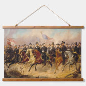 Grant und seine Generals Tapestry Wandteppich Mit Holzrahmen (Vorne)