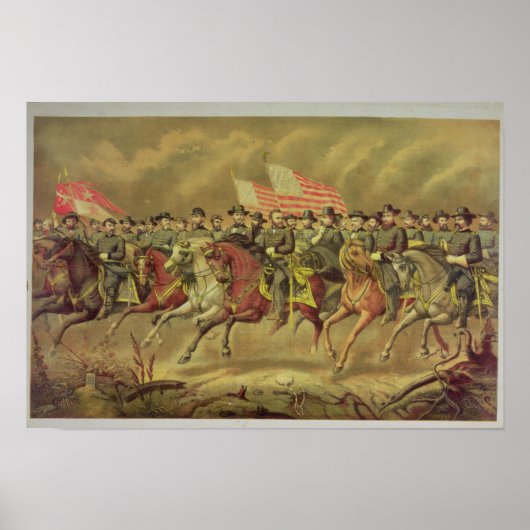 Grant und seine Offiziere Poster (Vorne)
