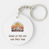 Grant us this day our daily run schlüsselanhänger (Rückseite)