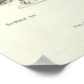 Grant West side Sutter und Bush Poster (Ecke)