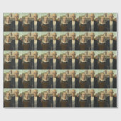 Grant Wood - American Gothic Geschenkpapier (Flach)