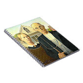 Grant Wood - American Gothic, Notizblock (Rechte Seite)