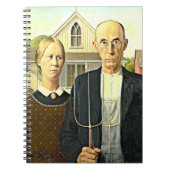 Grant Wood - American Gothic, Notizblock (Vorderseite)