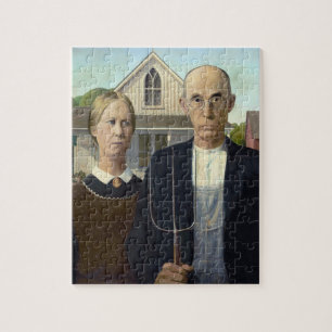 Grant Wood "American Gothic" Puzzle