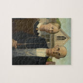 Grant Wood - American Gothic Puzzle (Horizontal)