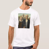 Grant Wood - American Gothic T-Shirt (Vorderseite)