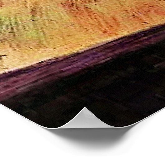 Grant Wood artwork, Landschaft, Poster (Ecke)