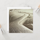 Grant Wood artwork, März, Landschaft Karte (Vorderseite/Rückseite Beispiel)