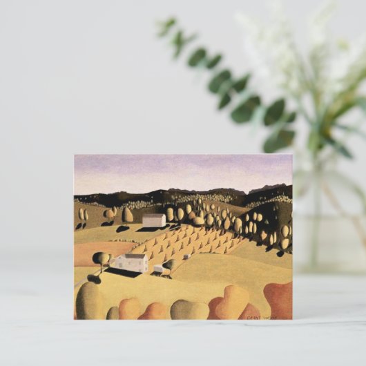 Grant Wood artwork, some Corn Postkarte (Stehend Vorderseite)