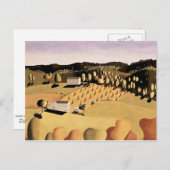Grant Wood artwork, some Corn Postkarte (Vorne/Hinten)