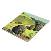 Grant Wood artwork, Young Corn, Fliese (Seite)