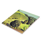 Grant Wood artwork, Young Corn, Fliese (Seite)