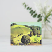 Grant Wood artwork, Young Corn Postkarte (Stehend Vorderseite)