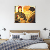 Grant Wood - Bewertung, Kunstmalerei, Leinwanddruck (Insitu (Schlafzimmer))