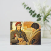 Grant Wood - Bewertung, Kunstmalerei, Postkarte (Stehend Vorderseite)