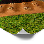 Grant Wood - Frühling in der Stadt, Kunstmalerei Poster (Ecke)