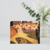 Grant Wood - Iowa Aussicht, schöne Kunst Postkarte (Stehend Vorderseite)