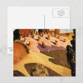 Grant Wood - Iowa Aussicht, schöne Kunst Postkarte (Vorne/Hinten)