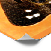 Grant Wood - Opa frisst Popcorn Poster (Ecke)