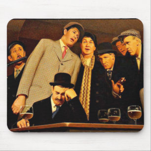 Grant Wood - Sentimental Ballad Mousepad